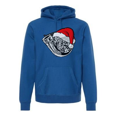 Turbo Ugly Christmas Car Enthusiast Racing Drifting Matching Cute Gift Premium Hoodie