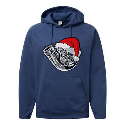 Turbo Ugly Christmas Car Enthusiast Racing Drifting Matching Cute Gift Performance Fleece Hoodie