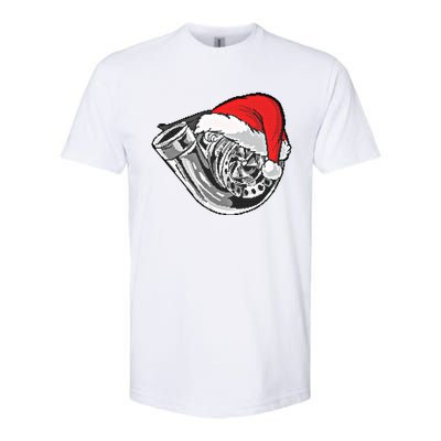 Turbo Ugly Christmas Car Enthusiast Racing Drifting Matching Cute Gift Softstyle CVC T-Shirt