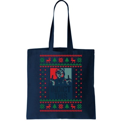 Trump Ugly Christmas Funny Ugly Tote Bag