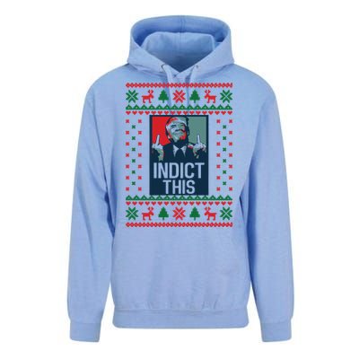 Trump Ugly Christmas Funny Ugly Unisex Surf Hoodie