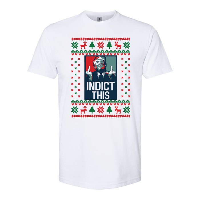 Trump Ugly Christmas Funny Ugly Softstyle CVC T-Shirt