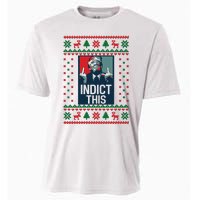 Trump Ugly Christmas Funny Ugly Cooling Performance Crew T-Shirt