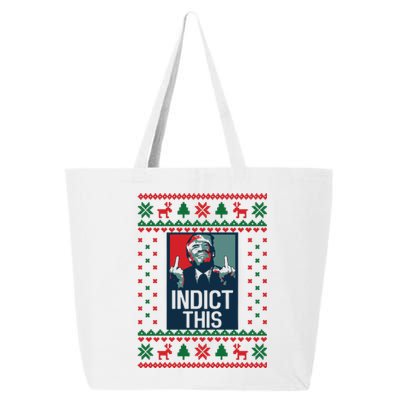 Trump Ugly Christmas Funny Ugly 25L Jumbo Tote