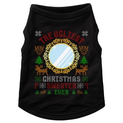 The Ugliest Christmas Sweater Ever With An Image Of A Mirror Doggie Tank