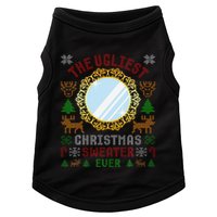 The Ugliest Christmas Sweater Ever With An Image Of A Mirror Doggie Tank