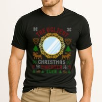 The Ugliest Christmas Sweater Ever With An Image Of A Mirror Performance Shirt