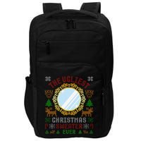 The Ugliest Christmas Sweater Ever With An Image Of A Mirror Impact Tech Backpack