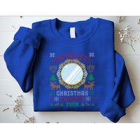The Ugliest Christmas Sweater Ever With An Image Of A Mirror Sweatshirt