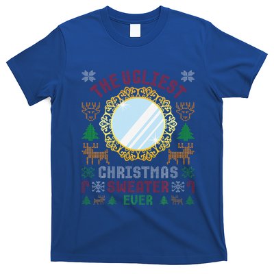 The Ugliest Christmas Sweater Ever With An Image Of A Mirror T-Shirt