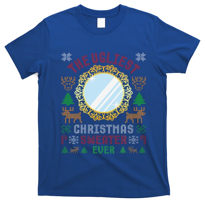 The Ugliest Christmas Sweater Ever With An Image Of A Mirror T-Shirt