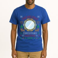 The Ugliest Christmas Sweater Ever With An Image Of A Mirror Tall T-Shirt