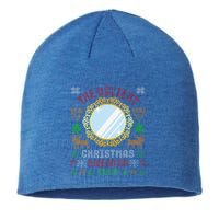 The Ugliest Christmas Sweater Ever With An Image Of A Mirror Sustainable Beanie