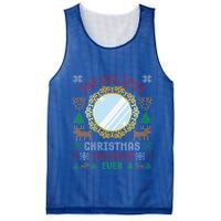 The Ugliest Christmas Sweater Ever With An Image Of A Mirror Mesh Reversible Basketball Jersey Tank