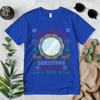 The Ugliest Christmas Sweater Ever With An Image Of A Mirror Premium T-Shirt