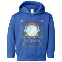 The Ugliest Christmas Sweater Ever With An Image Of A Mirror Toddler Hoodie