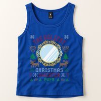 The Ugliest Christmas Sweater Ever With An Image Of A Mirror Tank Top