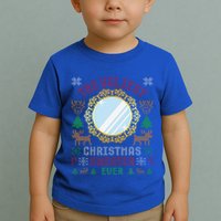 The Ugliest Christmas Sweater Ever With An Image Of A Mirror Toddler T-Shirt