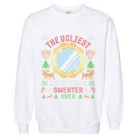 The Ugliest Christmas Sweater Ever With An Image Of A Mirror Garment-Dyed Sweatshirt
