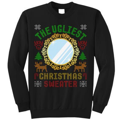 The Ugliest Christmas Sweater With An Image Of A Mirror Sweatshirt
