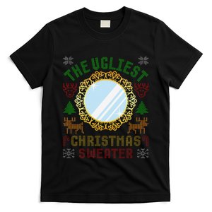 The Ugliest Christmas Sweater With An Image Of A Mirror T-Shirt