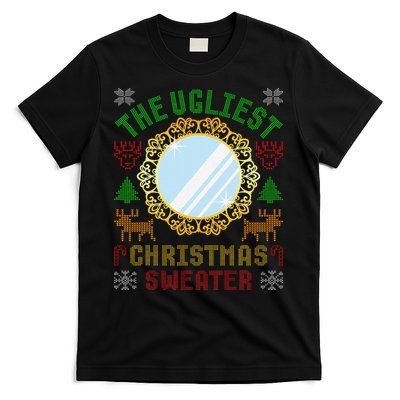 The Ugliest Christmas Sweater With An Image Of A Mirror T-Shirt