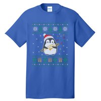 Trombone Ugly Christmas Sweater Penguin Xmas Family Matching Cool Gift Tall T-Shirt