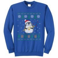 Trombone Ugly Christmas Sweater Penguin Xmas Family Matching Cool Gift Tall Sweatshirt