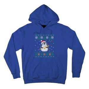 Trombone Ugly Christmas Sweater Penguin Xmas Family Matching Cool Gift Tall Hoodie