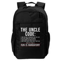 The Uncle Code Fun ins Mandatory Family Brother Uncle Backpack