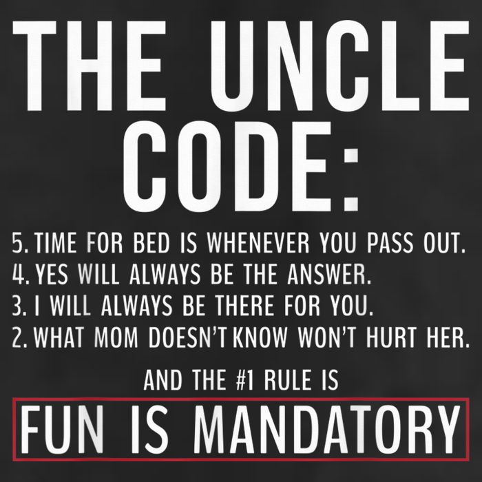 The Uncle Code Fun ins Mandatory Family Brother Uncle Adult Drive Performance Visor