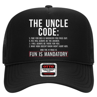 The Uncle Code Fun ins Mandatory Family Brother Uncle Trucker Hat