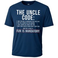 The Uncle Code Fun ins Mandatory Family Brother Uncle Cooling Performance Crew T-Shirt