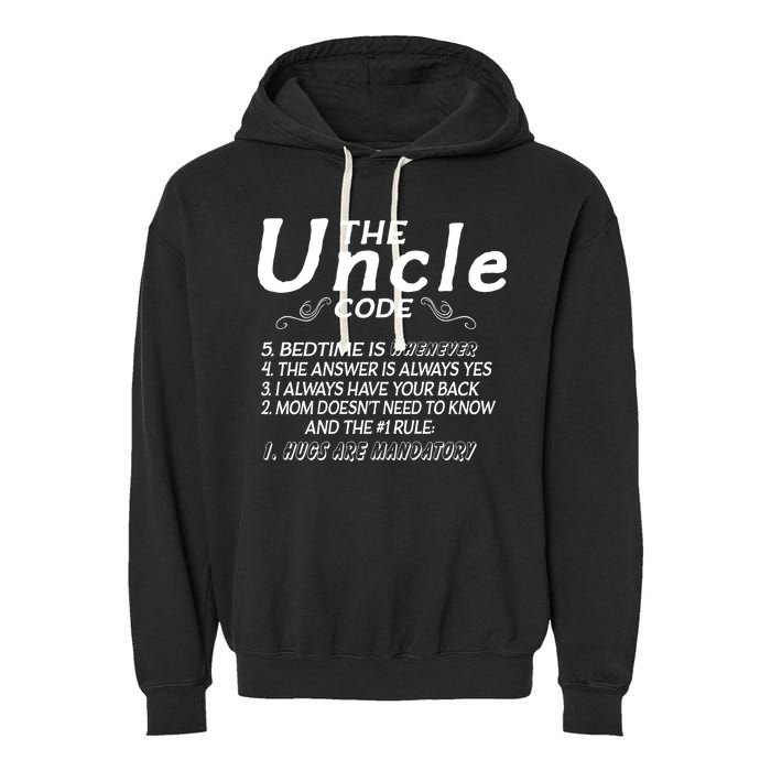 The Uncle Code Garment-Dyed Fleece Hoodie