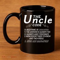 The Uncle Code 11oz C Handle Ceramic Mug