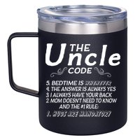 The Uncle Code 12oz Stainless Steel Coffee Mug