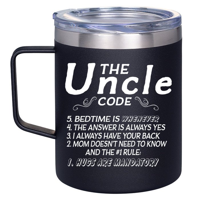 The Uncle Code 12oz Stainless Steel Coffee Mug