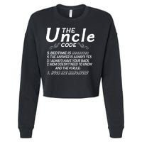 The Uncle Code Cropped Pullover Crew