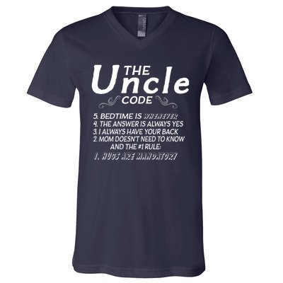 The Uncle Code V-Neck T-Shirt