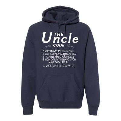 The Uncle Code Premium Hoodie