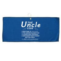 The Uncle Code Large Microfiber Waffle Golf Towel