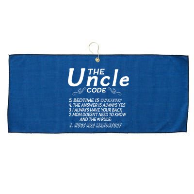 The Uncle Code Large Microfiber Waffle Golf Towel