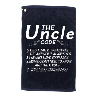 The Uncle Code Platinum Collection Golf Towel