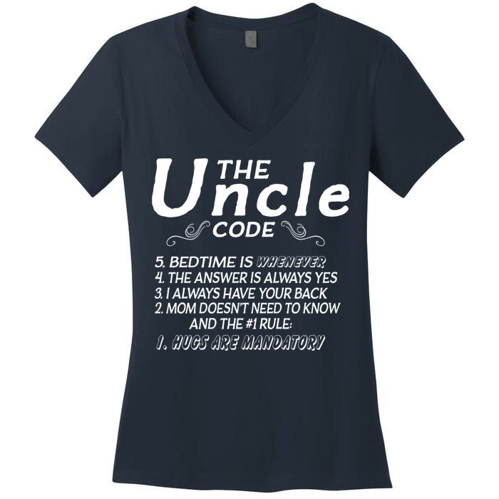 The Uncle Code Women's V-Neck T-Shirt