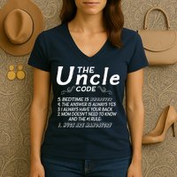 The Uncle Code Women's V-Neck T-Shirt