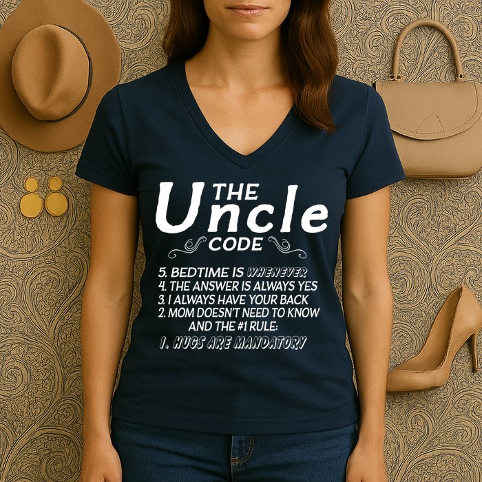 The Uncle Code Women's V-Neck T-Shirt