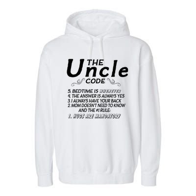 The Uncle Code Garment-Dyed Fleece Hoodie