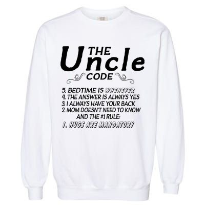 The Uncle Code Garment-Dyed Sweatshirt