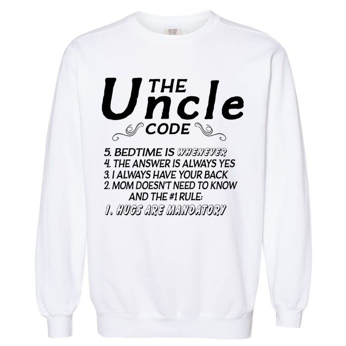 The Uncle Code Garment-Dyed Sweatshirt