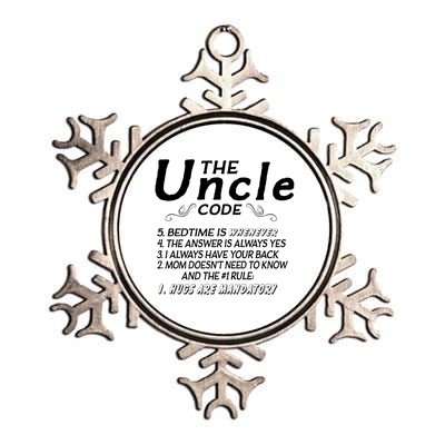 The Uncle Code Metallic Star Ornament